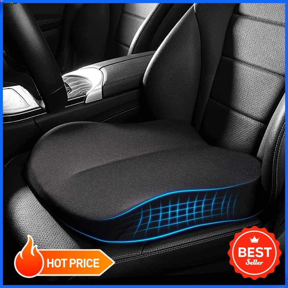 1 piece memory foam slow bounce support cushion, hip protection cushion for long sitting, suitable for office, car, chair seat cushion