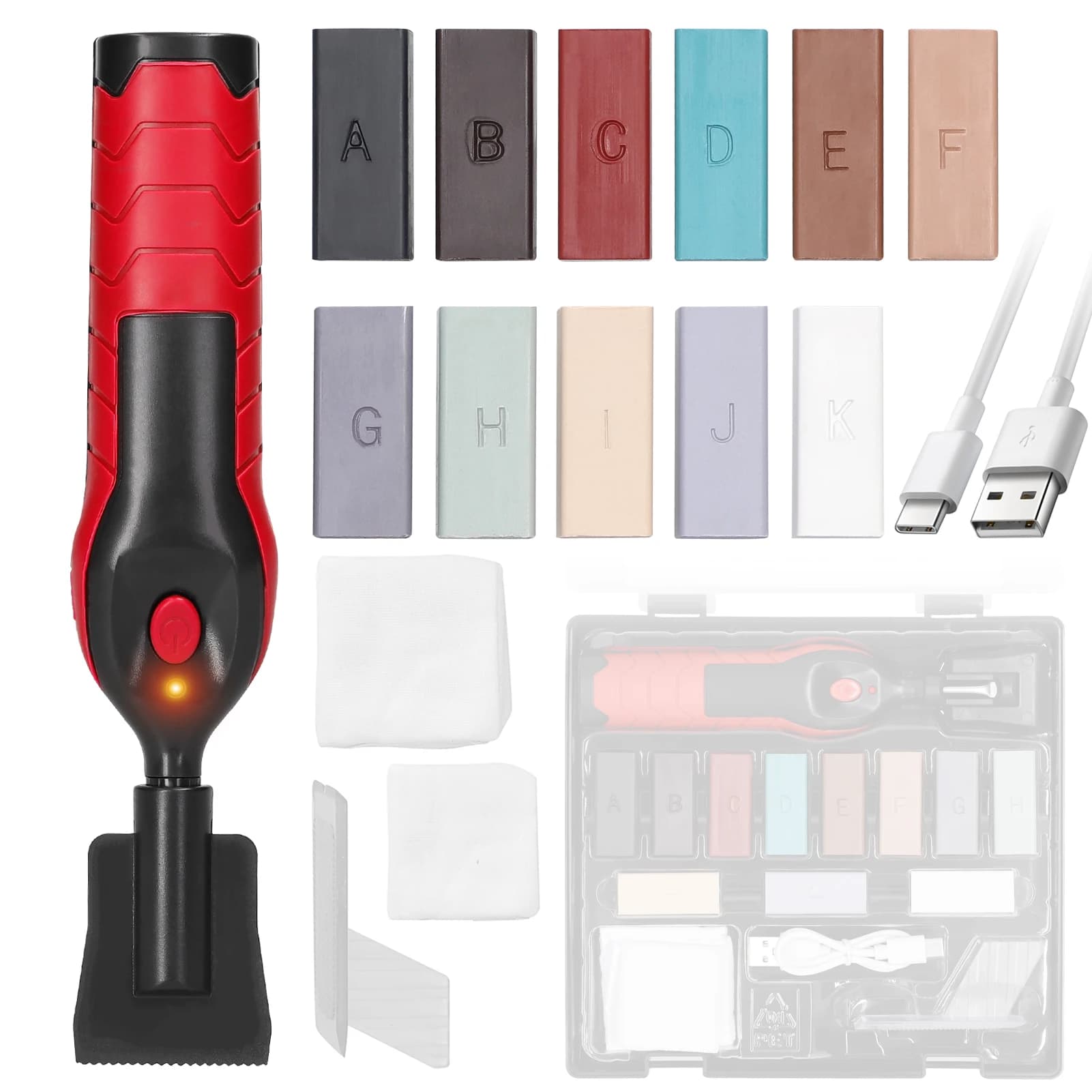 Kit di Riparazione Pavimenti Fai-da-Te, Strumenti per Riparare Crepe e Superfici di Piastrelle, Set di Attrezzi per Casa