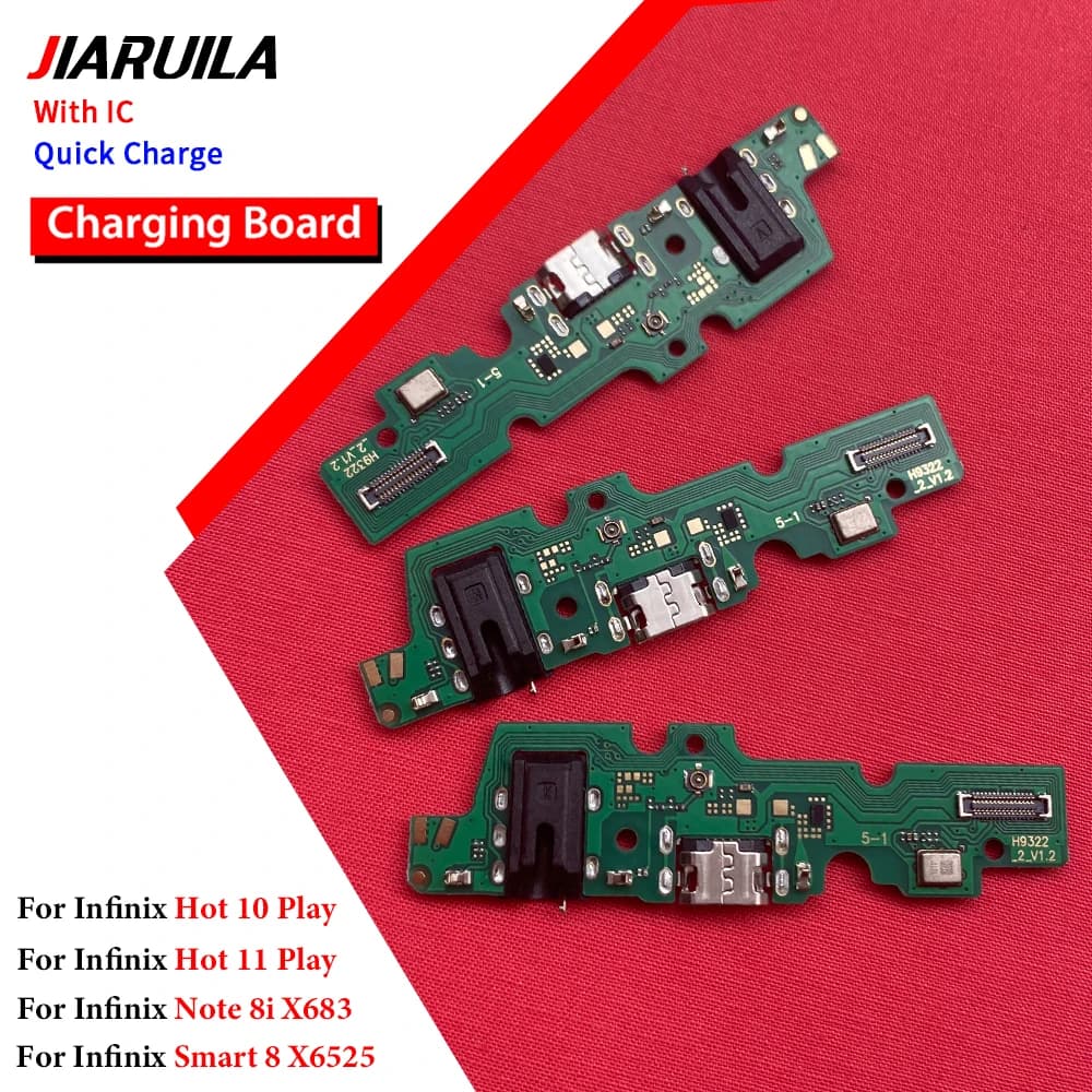 For Infinix Hot 9/10/11 Play itel P37 LA7 Note 7 Lite 8i Pop 5 Pro Smart 5 8 USB Charging Power Plug Connector Dock Flex