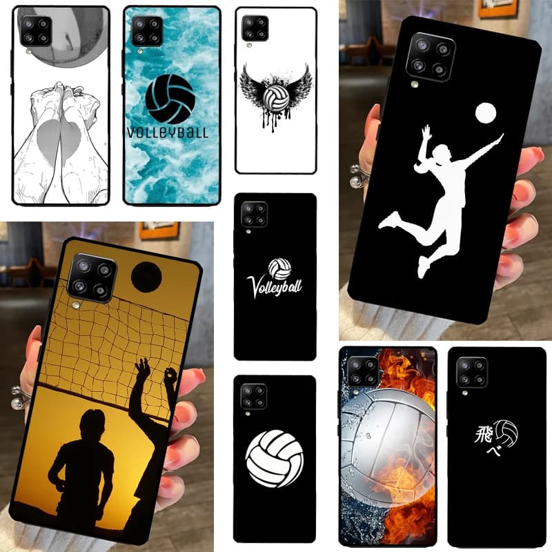 Custodia sportiva da pallavolo per Samsung Galaxy A52 A32 A12 A51 A71 A53 A33 A23 A13 A52S A14 A34 A54 A50 A70 Cover