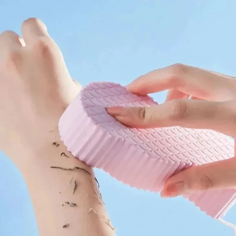 Soft Bath Magic Exfoliating Bath Sponge Exfoliating Bath Sponge Massage Skin Friendly Reusable Alternative Exfoliating Gloves