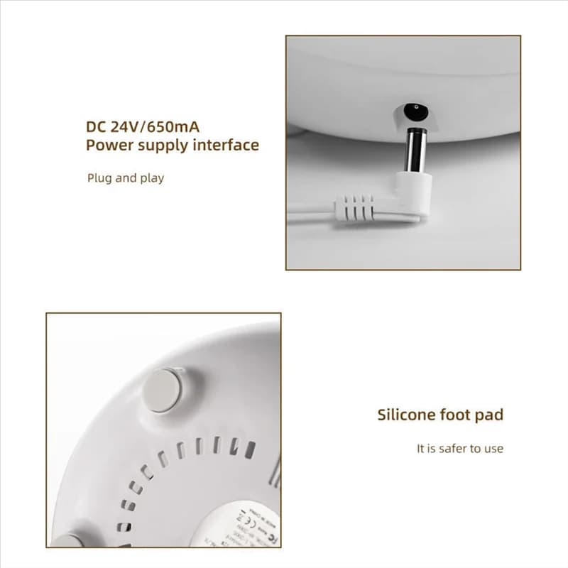 【A87T】 Diffusore di olio di funghi con timer remoto, per lampada a cascata per camera da letto, umidificatore a nuvola di pioggia, regalo divertente a goccia d'acqua