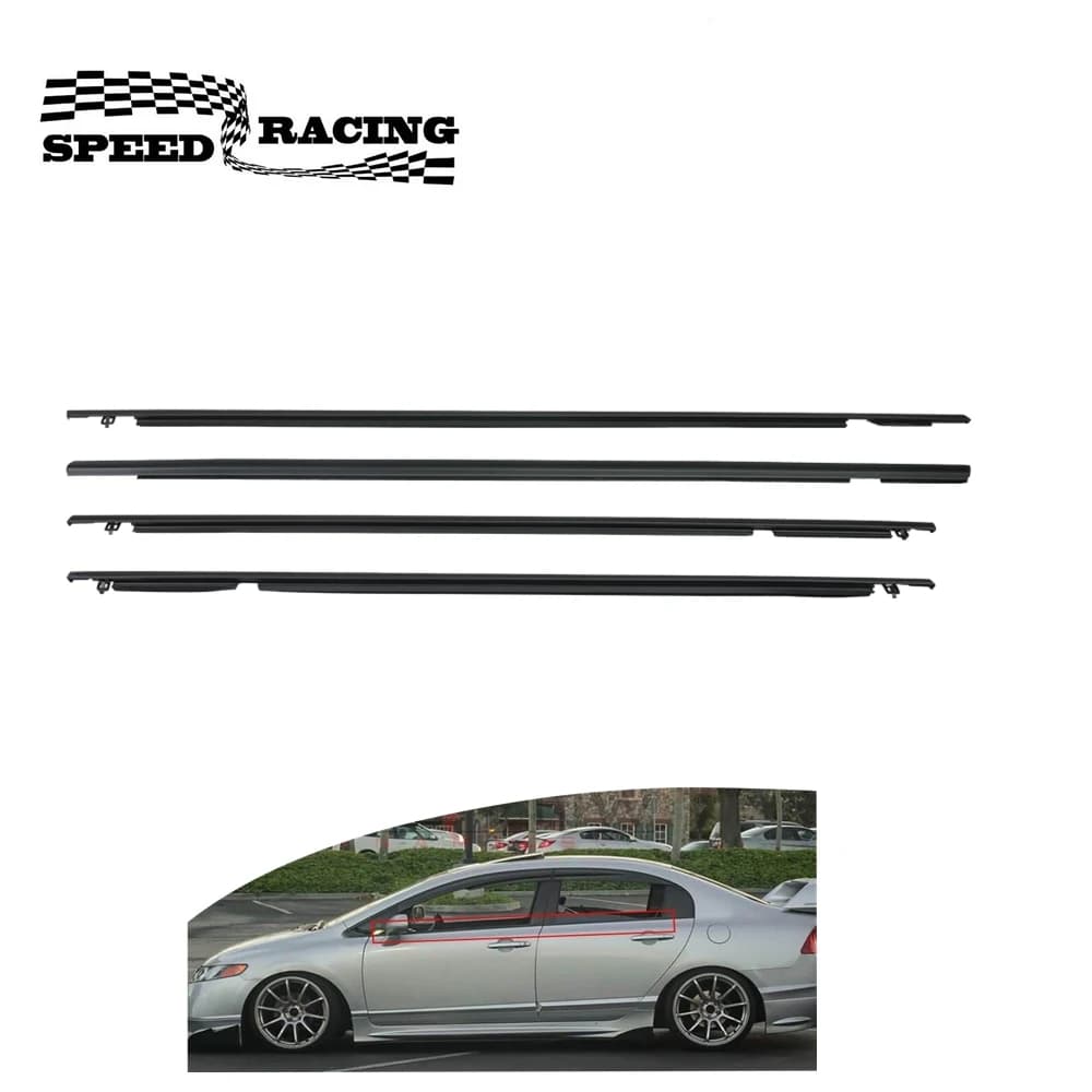 72910-SNA-A01 72410-SNA-A01 72450-SNA-A01 Finestra di automobile Modanatura Guarnizioni Guarnizioni Per Honda Civic Berlina 2006-2011