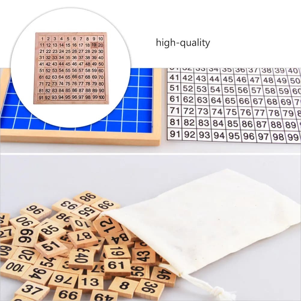 Set Educativo per l'Apprendimento Precoce: Tavola per l'Ordinamento dei Numeri, Puzzle in Legno Creativo per la Cognizione dei Numeri per Bambini e Bambine
