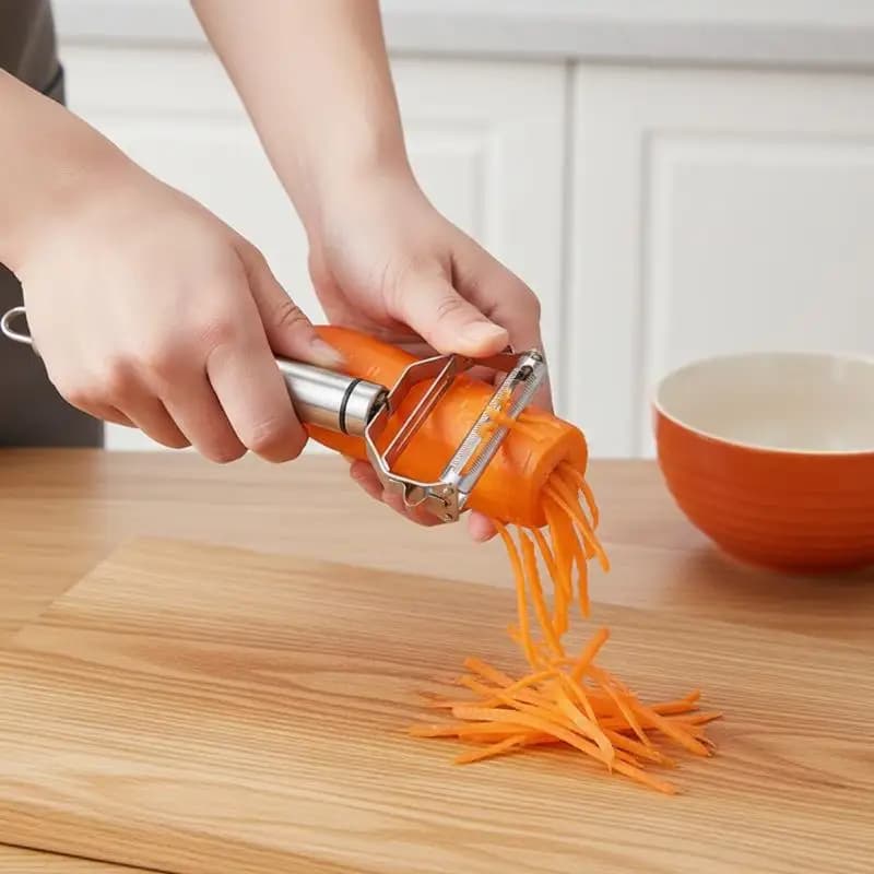 1Pcs Stainless Steel Kitchen Grater Kitchen Tools Peeling Knife For Fruits And Vegetables Water Scraper Multifunctional Peeler