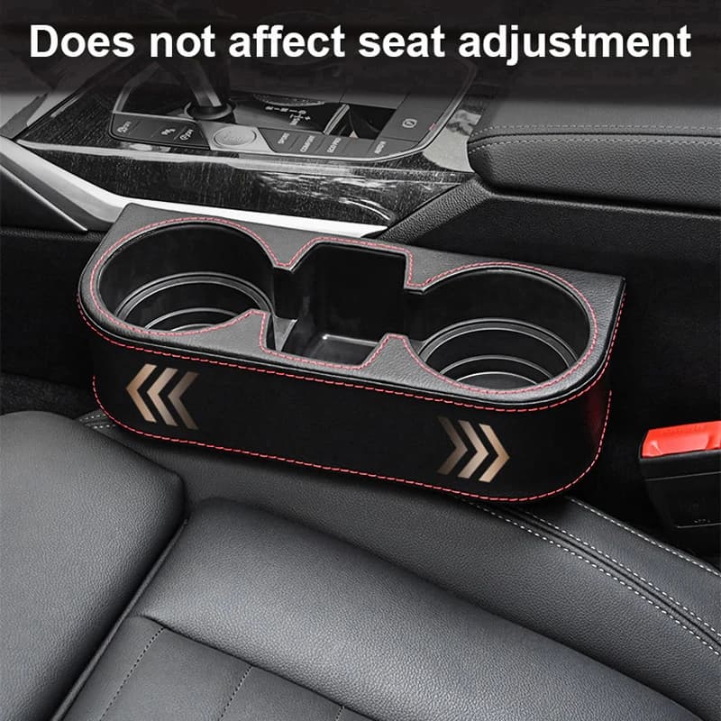 Car Organizer Storage Cup Holder Seat Gap Middle Box Auto Water Double Both Cup Drink Bottle Can Phone Keys Storage Holder Stand