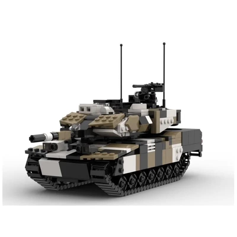 MOC Serie Militare High Leopard 2 Carro Armato Building Block Modello assemblato a mano Ragazzo Amore Raccolta Mattoni Modello giocattolo