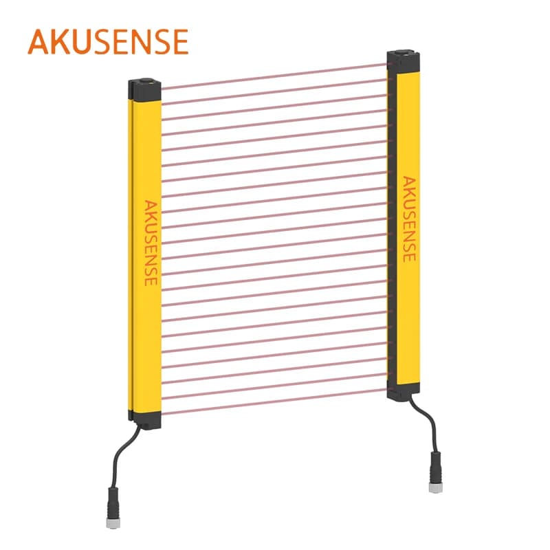 Sensore a Barriera Luminosa Economica con Passo del Raggio di 40mm, Risposta Rapida, per Guida a Barriera d'Aria e Sensori per Banner