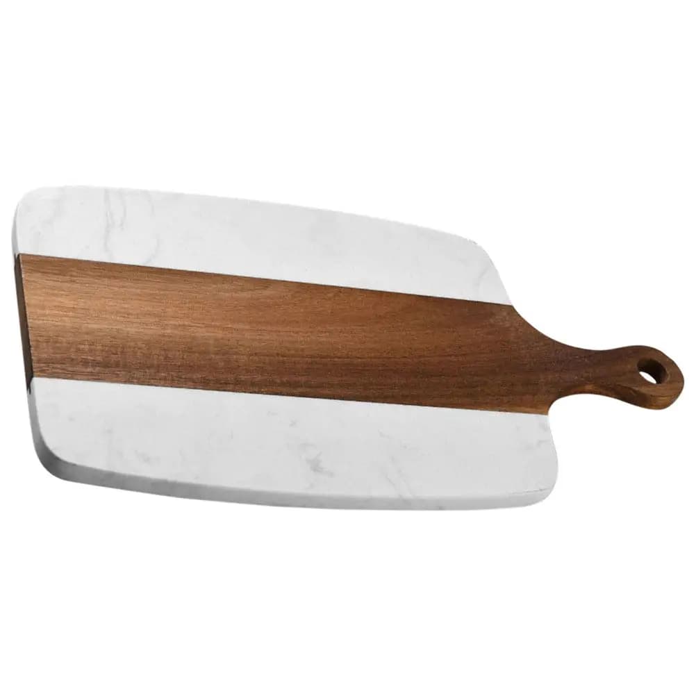 Tagliere in Composito di Marmo e Legno, Infrangibile, Multifunzione, per Impastare, Tagliare Noodles, Carne, Verdure, Frutta, per Cucina e Casa