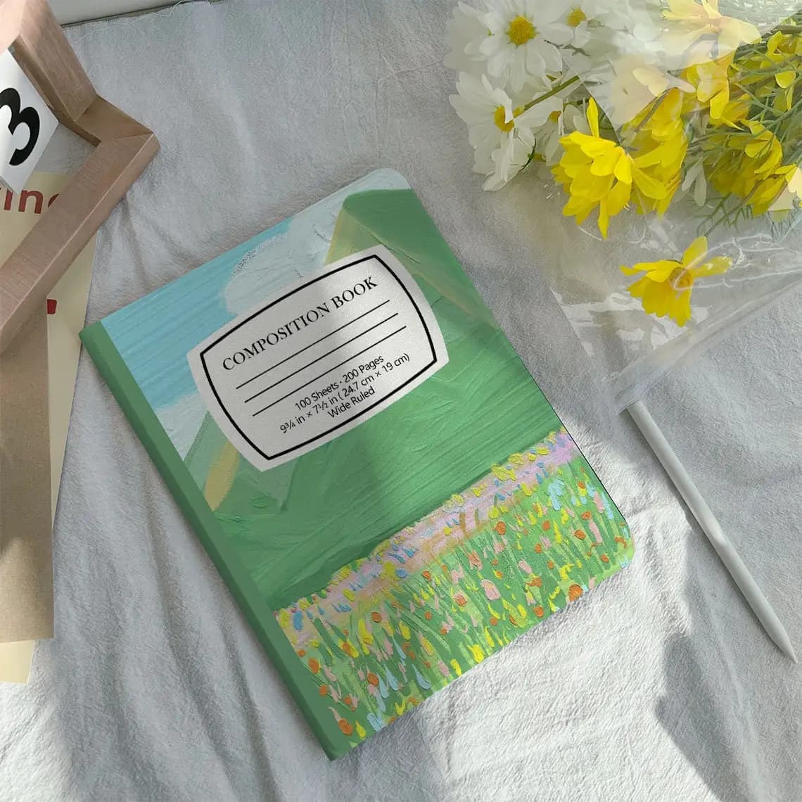 Per iPad Air 4 10.9 3 Custodia per Ipad 10.2 Pro 10.5 11 2021 9.7 Mini 6 con portapenne Fiori Composizione Libro Cover in pelle