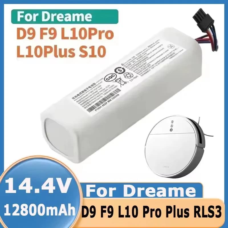 12800mAh Replacement Battery P2008-4S2P-MMBK P2150-4S2P-XWDLS For Xiaomi Mijia Vacuum Cleaner 1T Dreame S10 D9 F9 L10/Pro/Plus