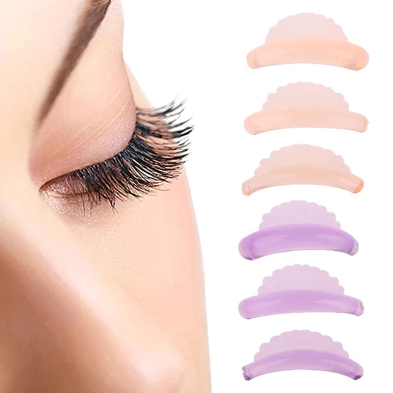 Z. 5 Silicone Bearings Paia for Permanent Eyelashes C Curl Effect, Eyelash Lifting Sticks, 3D Eyelash Lifting Accessories, Makeup Tools