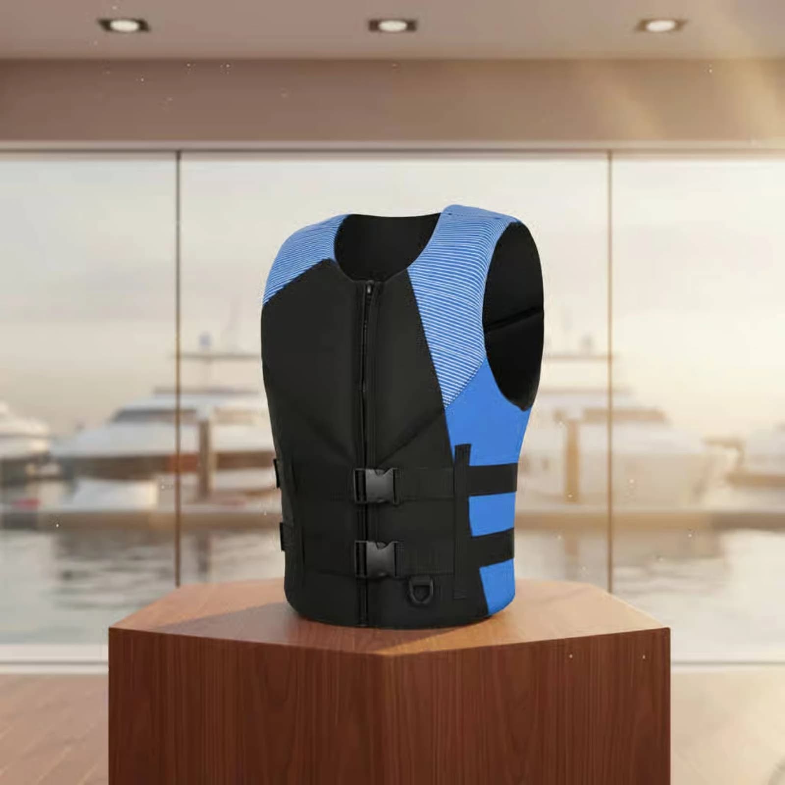 Adult Life Jacket Contoured Panels Adult Life Jacket Vest Snug Fit Rescue Vest D-Loop