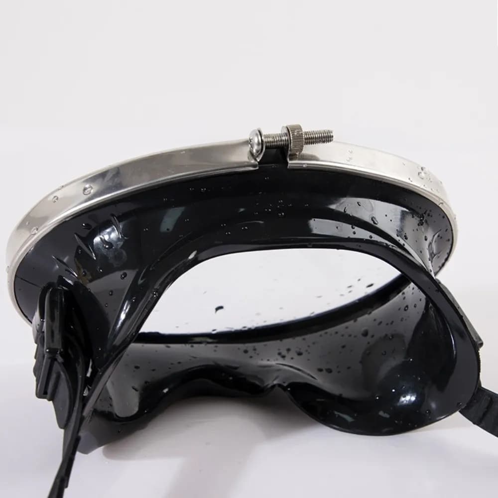 Tempered Glasses Diving Glasses HD Black Diving Masks No Leakage Stainless Stee Swimming Goggles Snorkeling Gear