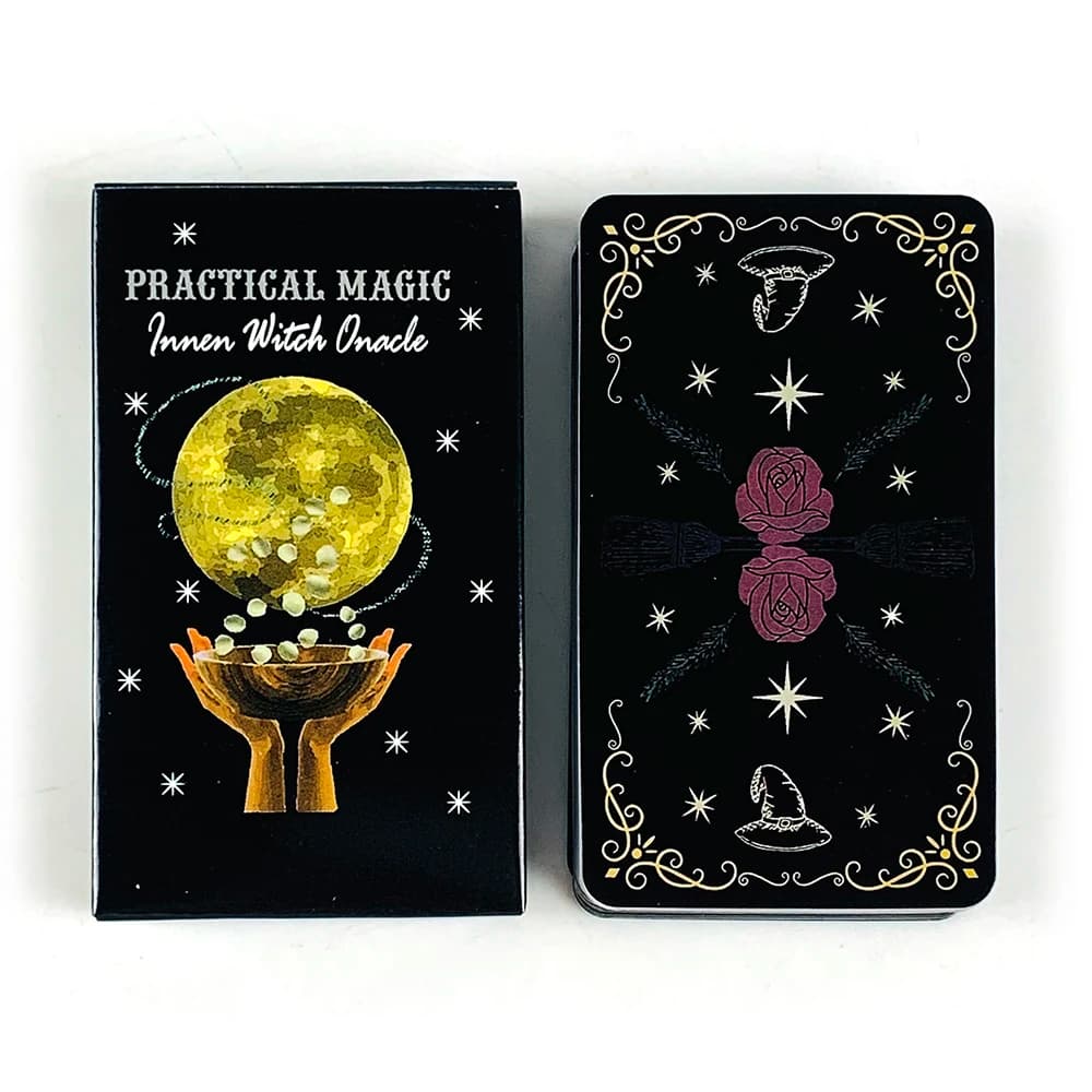 Practical Magic Inner Witch Oracle Cards 46 Card Deck Mysterious Divination Deck English Vision Edition Board Playing Game