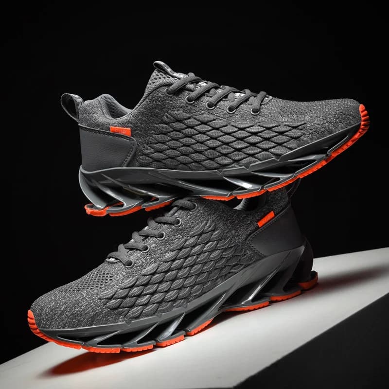 Scarpe da uomo Design del marchio Scarpe sportive classiche rosse 2025 Palla blu Calcio Allenamento di fascia alta Corsa Mocassini moda traspiranti