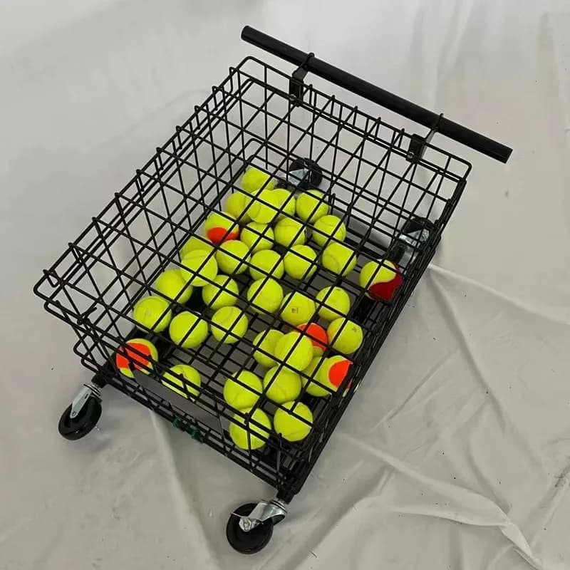 Carrello da tennis Pickup per palline da tennis Cestino da tennis