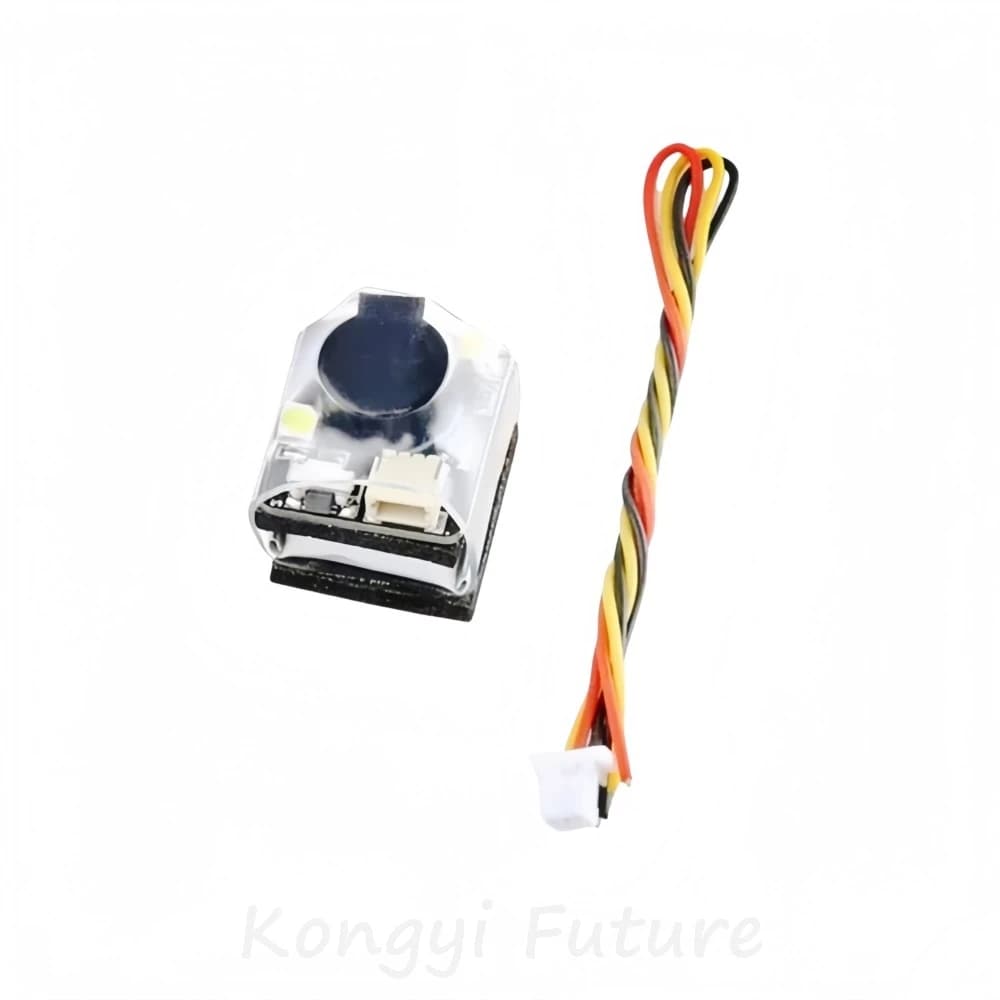 iFlight YR50B_S Finder Buzzer 100dB Allarme Sonoro Potente Doppio LED Lampeggiante Programmabile BB Ring per Droni RC e Aeroplani