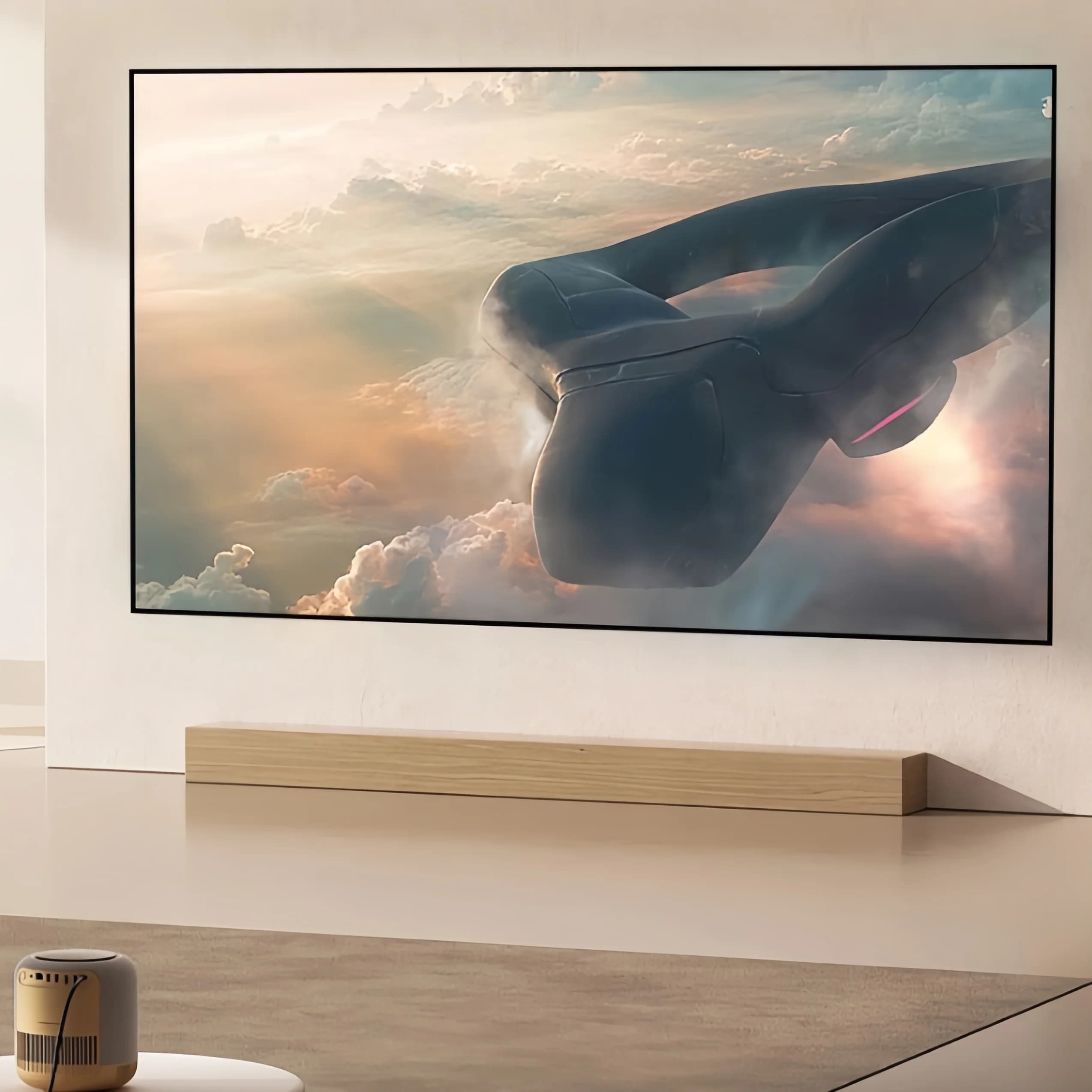 Mivision 100 120 150 180 200 Schermo per proiezione con cornice 16:9 da 250 pollici Schermo per cinema anti-luce Schermo per proiettore Alr