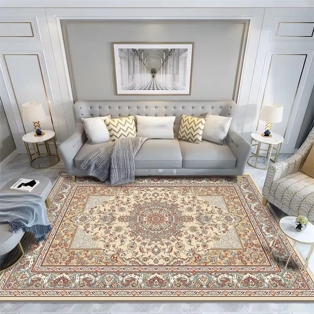 Modern Persian Style Carpet Living Room Washable Mat floor Bohemian Area Rug Decoration Home Boho rugs Non-slip Mat for Kids