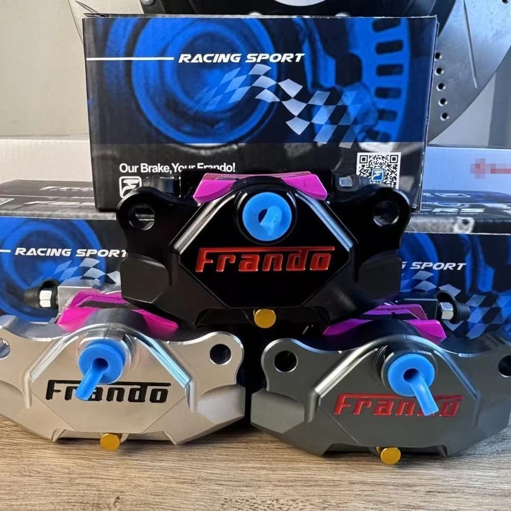 Pinza freno CNC posteriore universale per moto 84mm per Kawasaki Ducati Aprilia Suzuki Yamaha RSZ JOG Niu Ninebot Scooter Dirt Bike