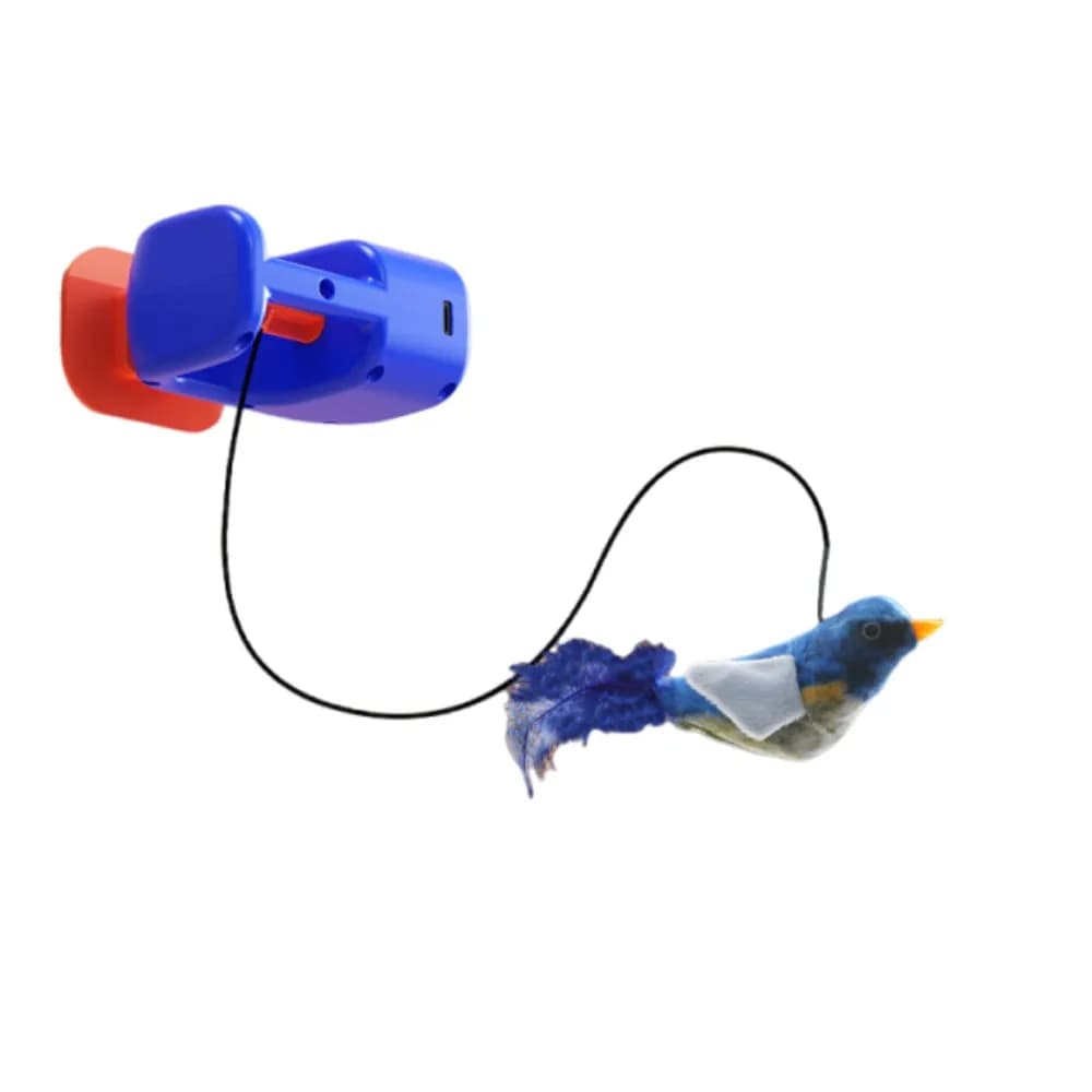 Giocattolo Elettrico Creativo da Appendere alla Porta, Divertente Giocattolo per Animali Domestici con Corda Elastica a Sollevamento Automatico, Giocattolo per Gatti Ricaricabile con Movimento Autonomo