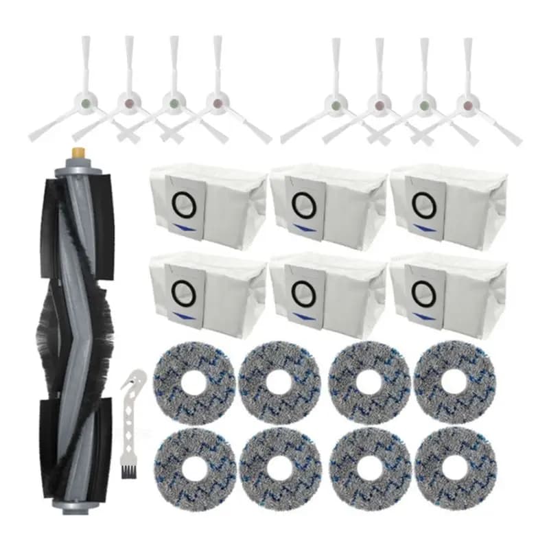 Kit di accessori AEE8-24PCS per Ecovacs Deebot T20/T20MAX/T20PRO/X1 OMNI/T10 Omni/Turbo, ricambi per robot aspirapolvere