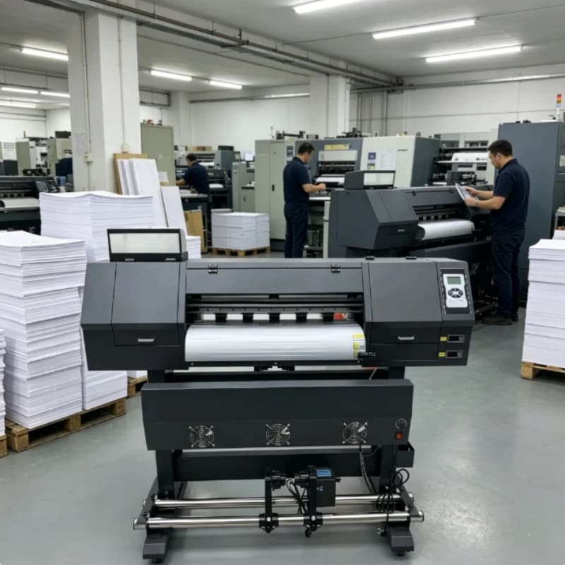 Customized 60cm 70cm Small Format Sublimation Paper Digital Eco Solvent Label Printer Automatic New