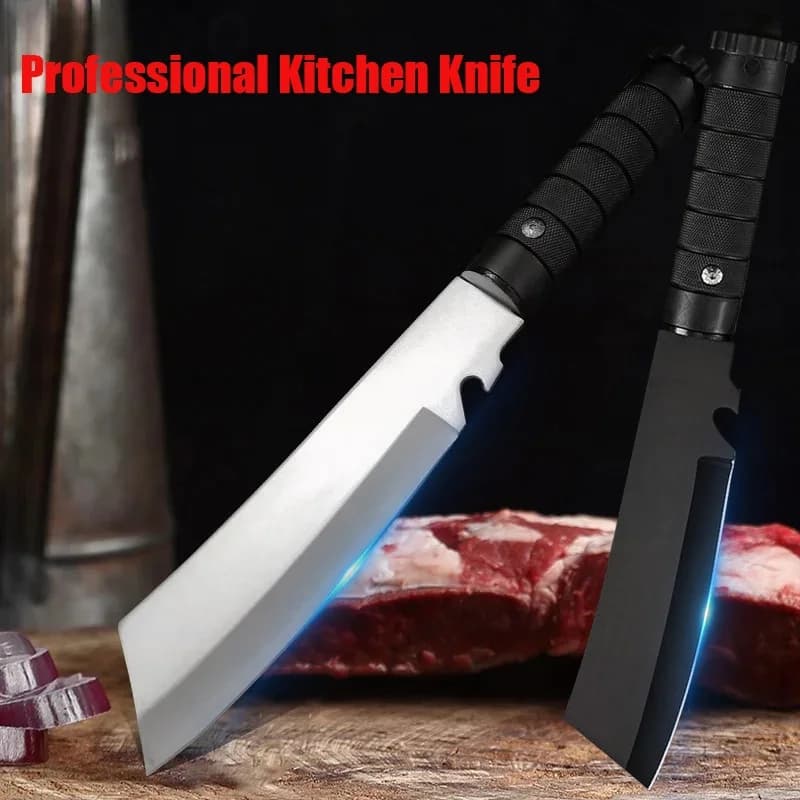 WXCOO Forged Bone Knife with Custody, Professional Kitchen Knife, Chef's Knife, Meat, Fish, Fruit, Stainless Steel