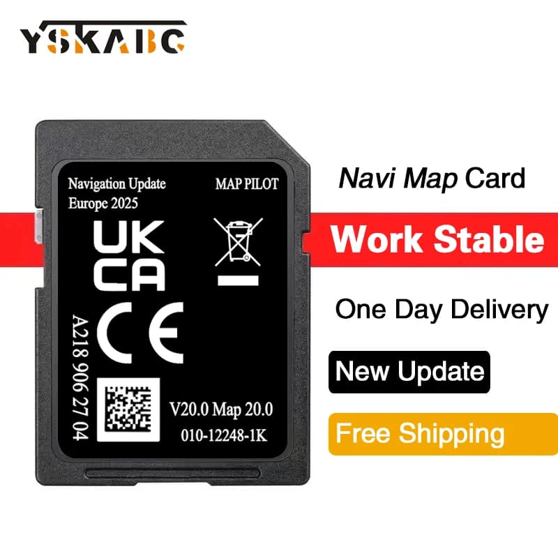 Per Mercedes ABCE M ML Classe MLC Auto Garmin Scheda SD GPS Mappa Pilota V20 Europa Sat Nav 2025 Star1 A2189062704
