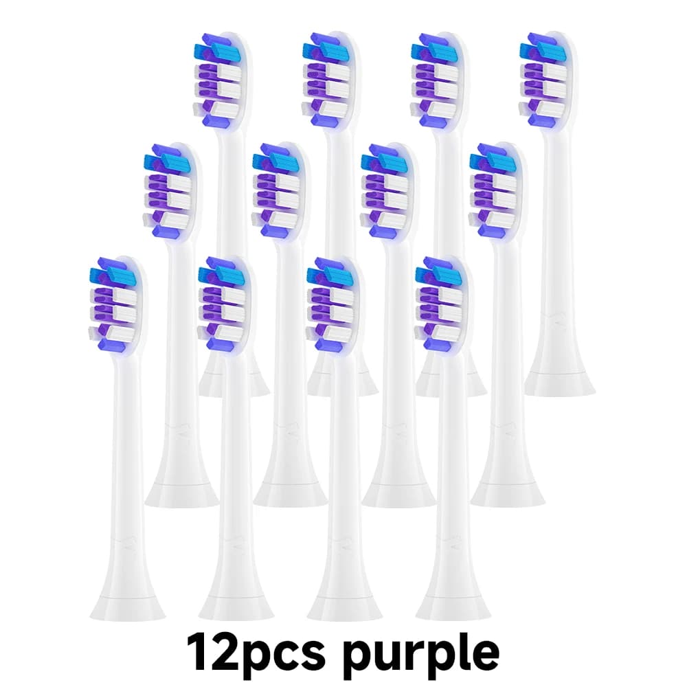 4/8 pieces Replacement heads for toothbrush compatible with Philips Sonicare Soft spare head for electric toothbrush 4100 6500 6100 7500 5