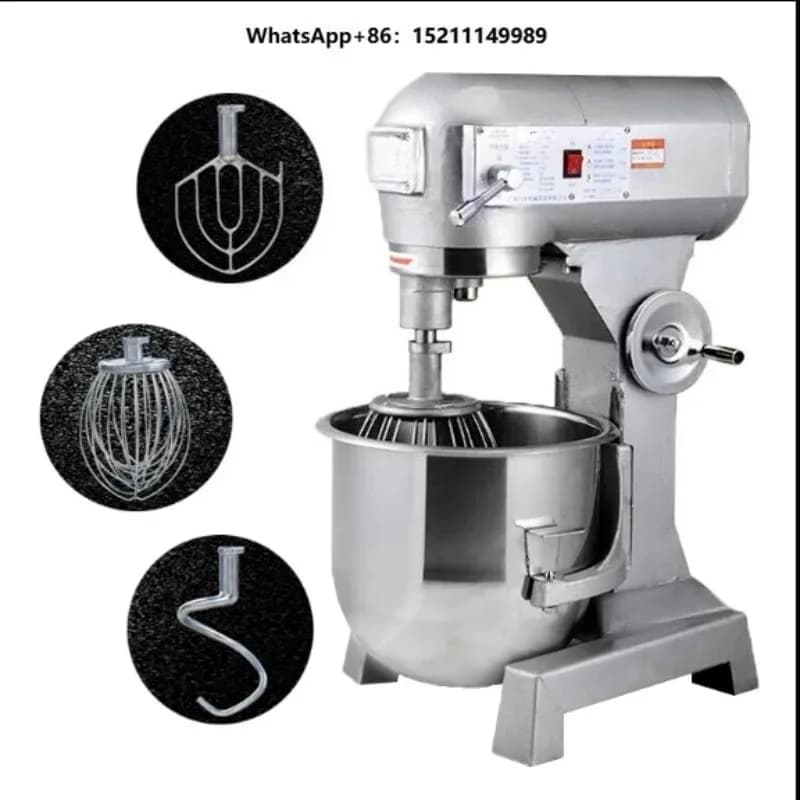 Food Dough Mixer, Three-function Egg, Cream and Dough Mixer, Dough Filling and Cooking Mixer