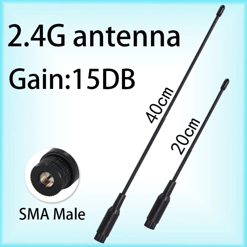 Antenna WIFI 2.4G Amplificatore di segnale impermeabile per esterni ed interni Antenna di segnale di miglioramento del router di rete per aree locali wireless