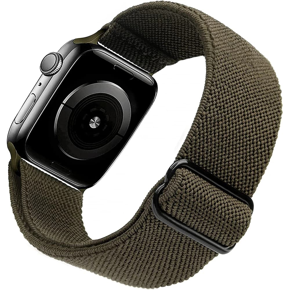 Cinturino in nylon per cinturino Apple Watch 7 8 9 45mm 41mm Bracciale elastico traspirante regolabile iWatch Ultra 49mm 6 SE 5 44mm 40mm 2030