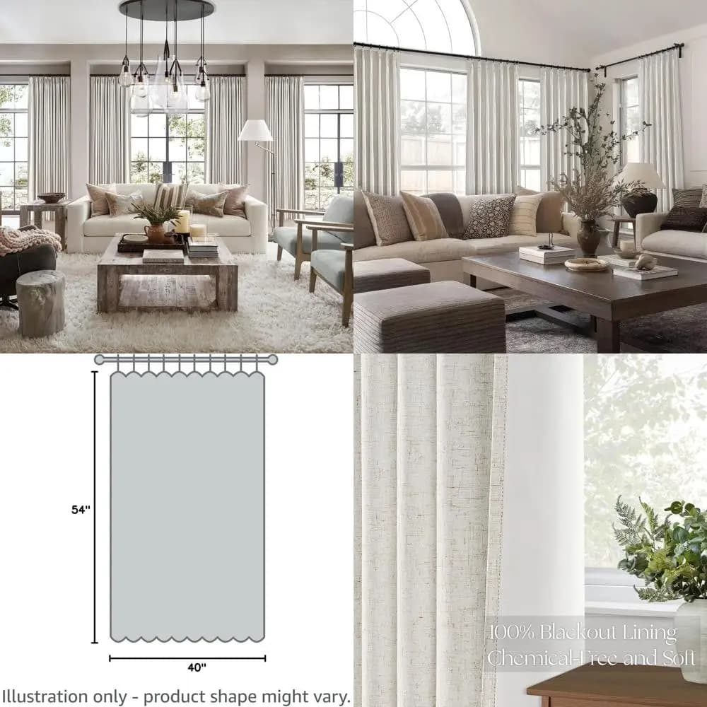 Ivory Color Pizzico Lines, Length 54, Plissettate con Linguette Posteriori, UV Protection, Country Style, Suitable for Small Windows, Bedroom