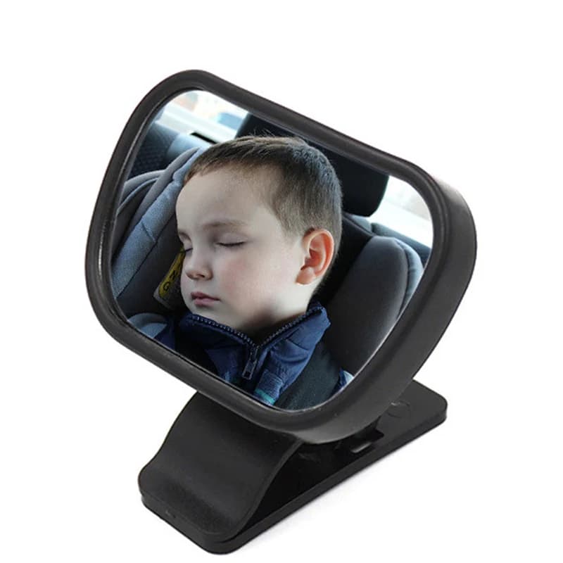 2 in 1 Mini seggiolino posteriore per auto di sicurezza Specchietto retrovisore per bambini Specchio convesso posteriore per bambini regolabile per auto Baby Kids Monitor Car-styling