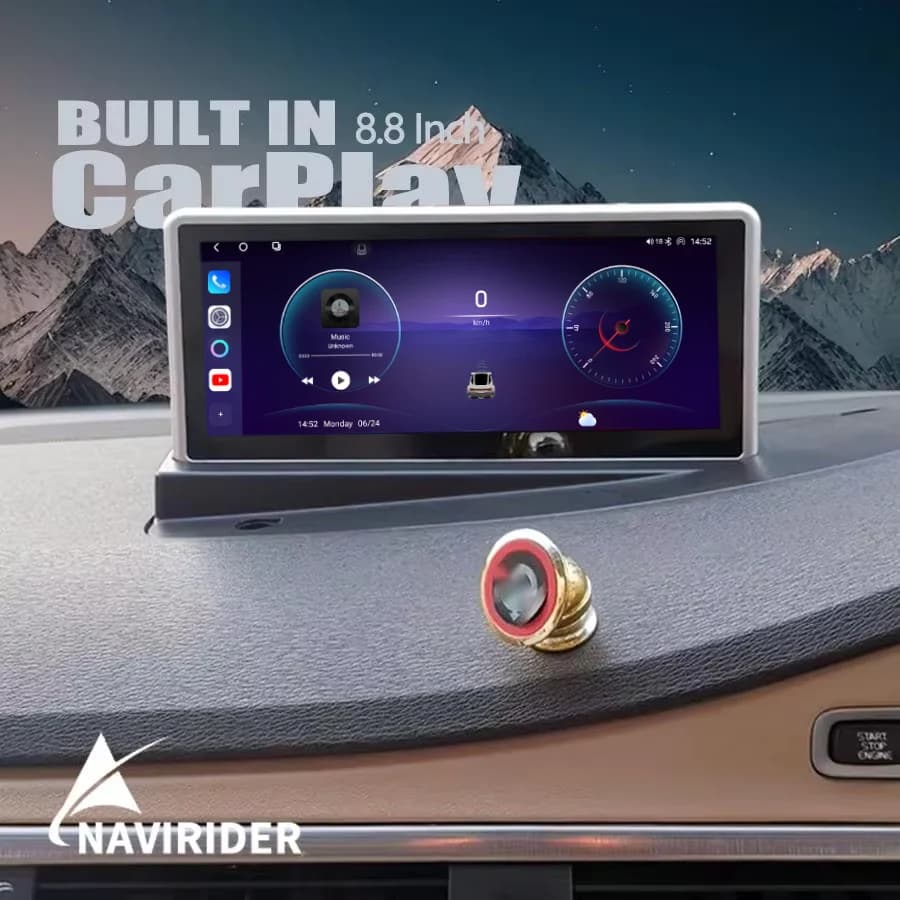 8.8" Navirider Android 15 Car Multimedia Video Player For Volvo S80 S80L V70 2006 - 2010 Car Radio GPS Audio DSP Stereo Carplay