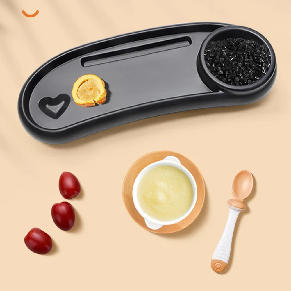 Portabiberon 3 in 1, portabicchieri antiscivolo universale per passeggino, vassoio porta snack e portabevande per accessori passeggino
