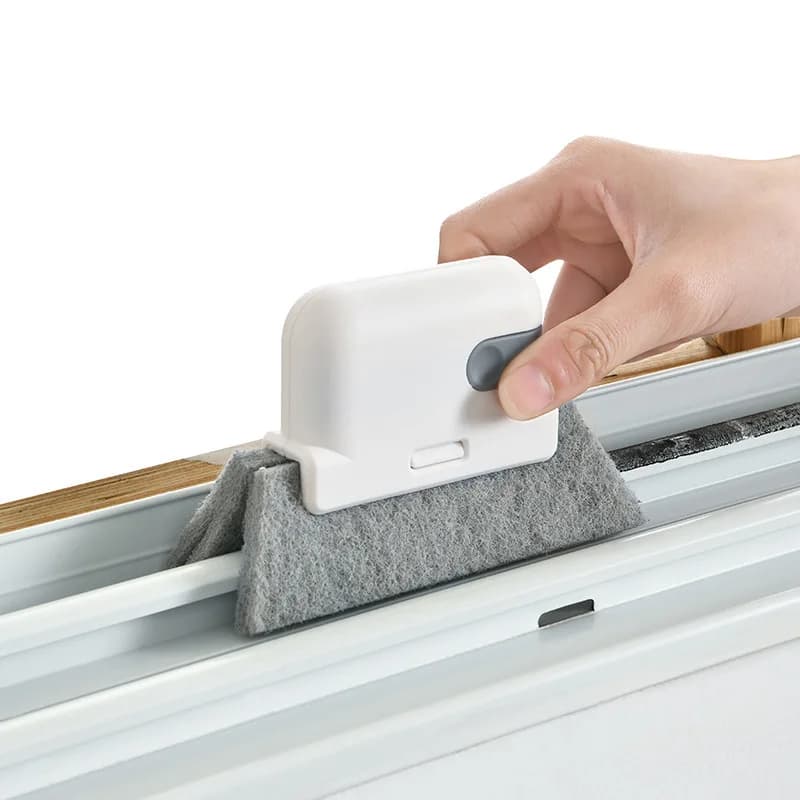 Spazzola per Finestre 2-in-1 Staccabile per Porte, Vetri e Spazi Ristretti