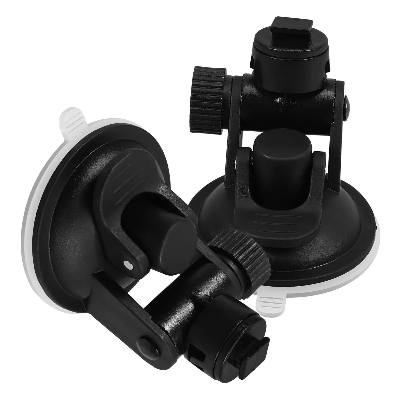 Universal suction stand for dash cam car, robust design, black color, compatible with different dash cam