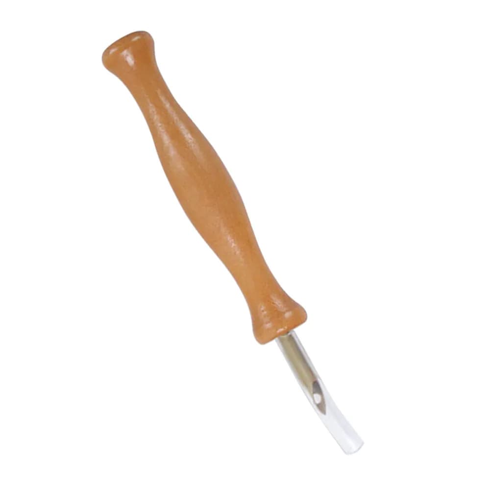 Ago da Ricamo con Manico in Legno, Ago Professionale per Punch Needle, Infilatore per Feltro, Strumenti Artigianali Fai-da-Te per Ricamo