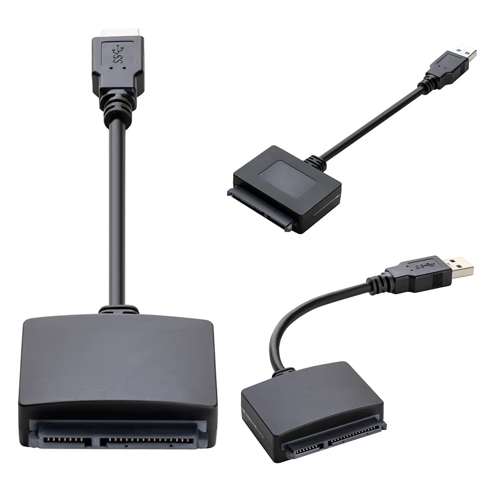 Cavo da SATA a USB, adattatore da USB 3.0 a SATA per disco rigido, convertitore esterno per trasferimento dati da HDD/SSD da 2,5 pollici