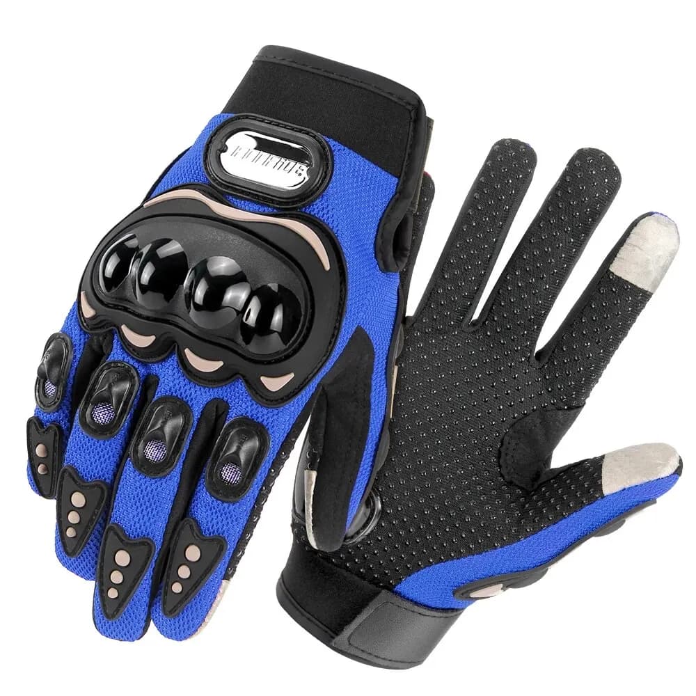 Guanti da Moto Traspiranti per Uomo e Donna, Guanti Integrali per Motocross e Outdoor, Compatibili con Touch Screen, Guanti da Corsa