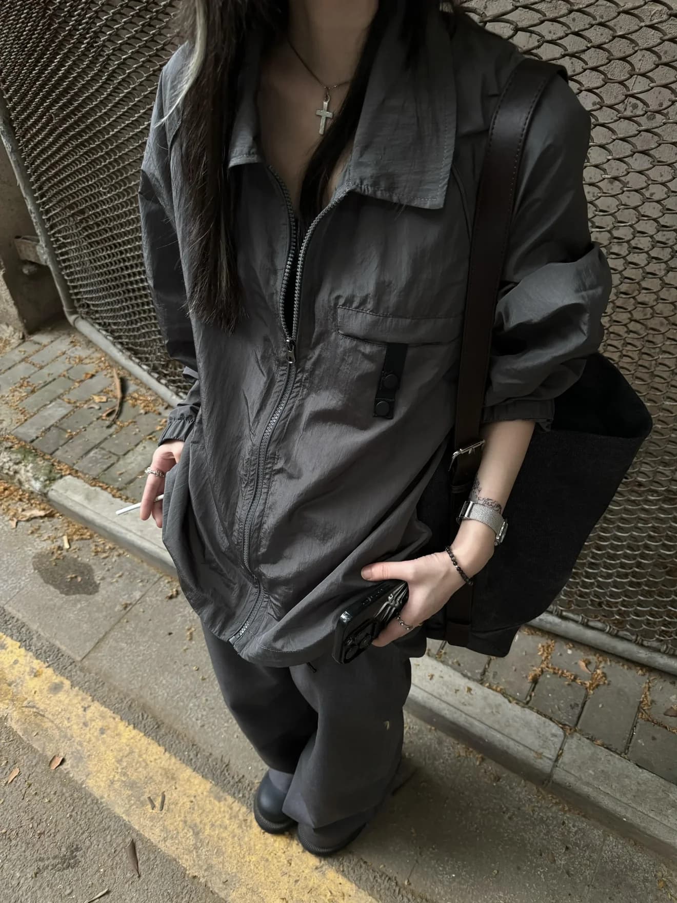 Lightweight Metal Nylon Sun Protection Clothing Waterproof Thin Reflective Zipper Long Sleeve Jacket Outerwear for Men And Women