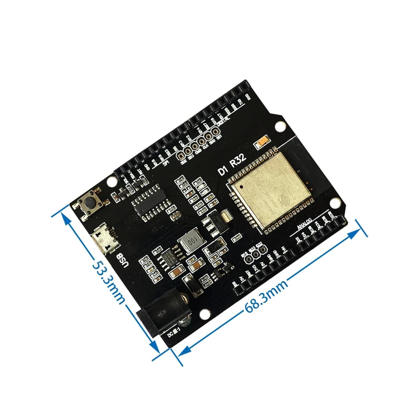 For Wemos D1 Mini For Arduino UNO R3 D1 R32 ESP32 WIFI Wireless Development Card Bluetooth CH340 4M Memory One