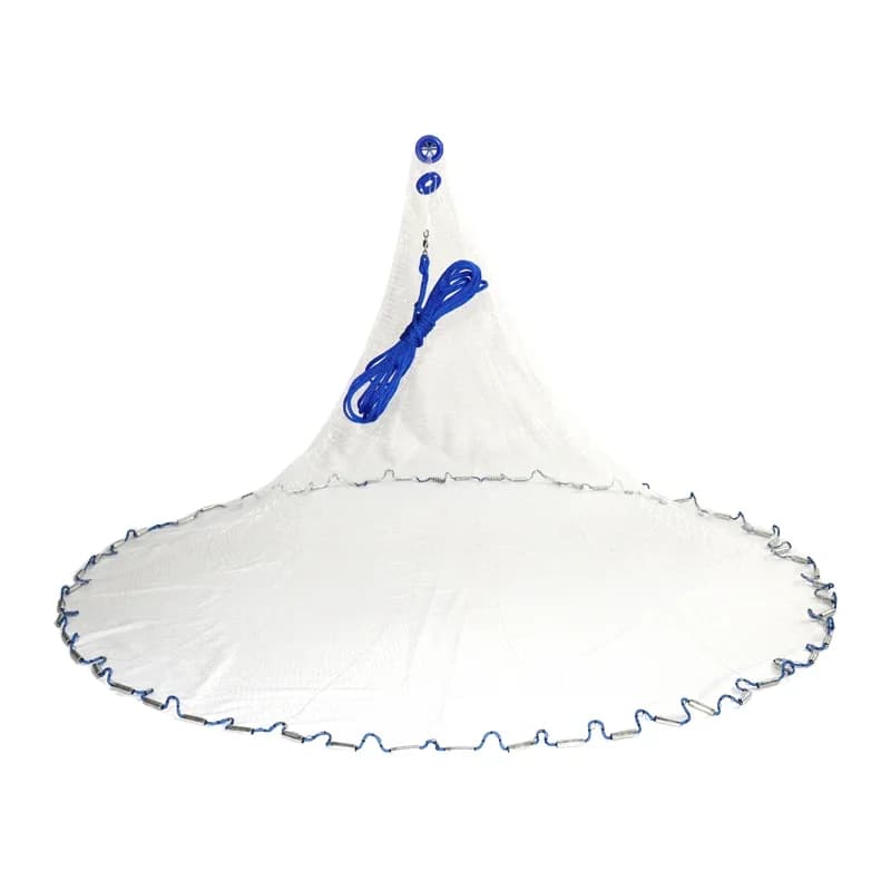 2026 High Quality Wholesale With Best Price 8ft Drawstring Cast Net Hand Fishing Net Easy Throw Full Open Net