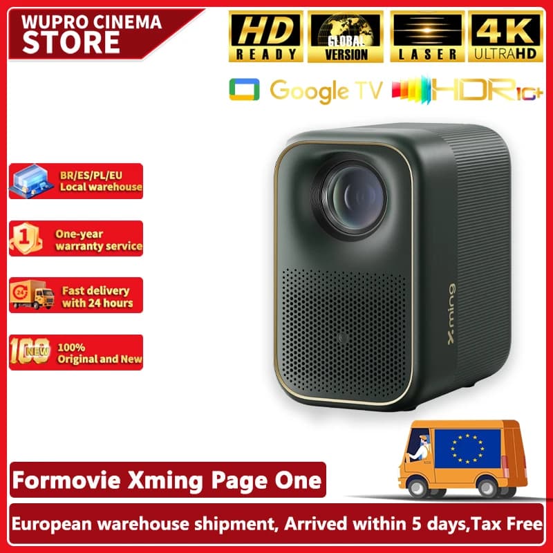 Formovie Xming Page One Proiettore intelligente Il primo proiettore LCD TV Google al mondo Mini portatile per Home Cinema Global Theater