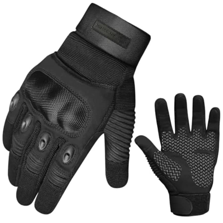 Guanti da Moto per Uomo e Donna, Guanti da Corsa per Sport Motoristici, Guanti Touchscreen a Dita Intere per Guida Auto, Moto, BMX, ATV, MTB