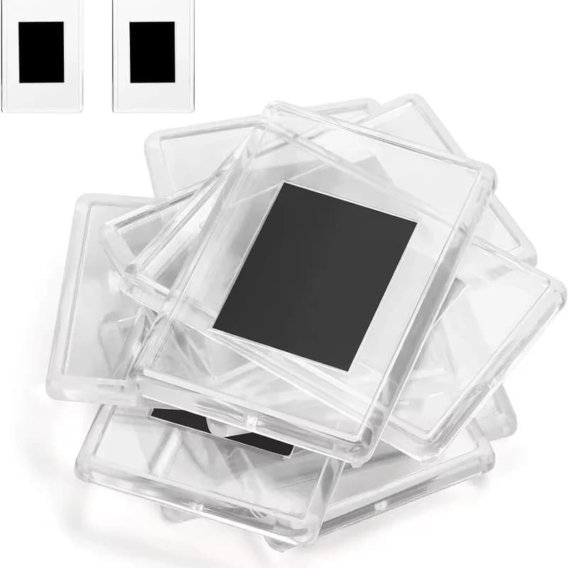 Cornice per foto vuota da 12/20 pezzi, magneti per frigorifero con inserto, mini cornici magnetiche per foto da frigorifero, 2x3,03 pollici
