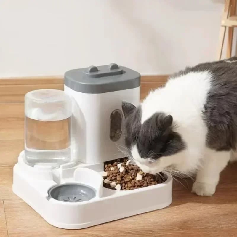 Dispenser d'Acqua e Cibo Automatico per Animali Domestici Gn8 In 1 Gravity, Ciotola per Cani e Gatti, Accessori per Animali